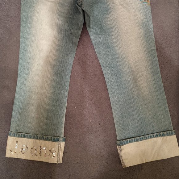 VTG Sequin Jean Capris - Picture 6 of 16